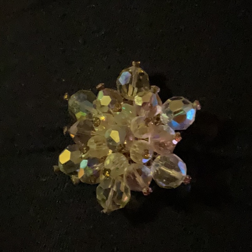 Yellow crystals, vintage, brunch